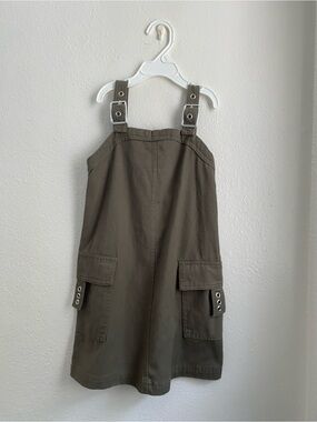 Rachel Zoe • Olive Utility Overall Dress
